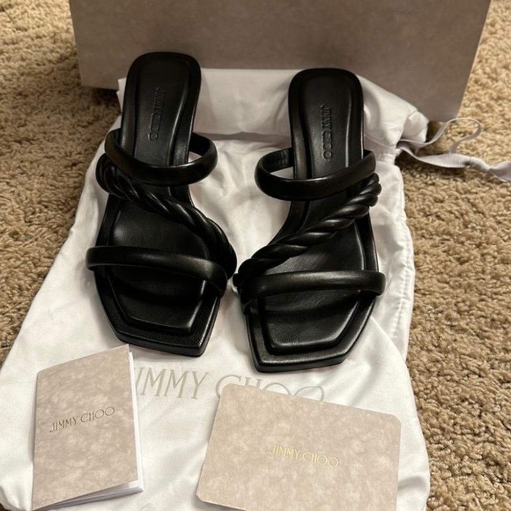 Jimmy Choo black sandals